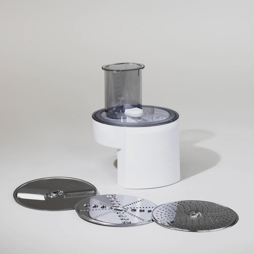 Bosch Compact Mixer Continuous Slicer Shredder set