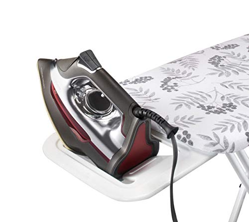 Bartnelli Rorets Ironing Board with Cover Pad, Height Adjustable, Safety Iron Rest, Safety Storage Lock, 4 Leg, 3 Layer Pad, Home Laundry Room or Dorm Use