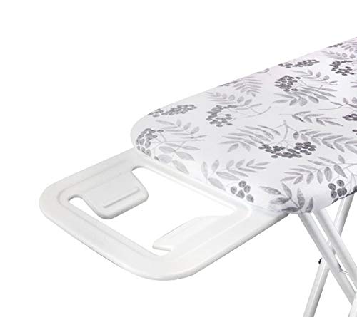 Bartnelli Rorets Ironing Board with Cover Pad, Height Adjustable, Safety Iron Rest, Safety Storage Lock, 4 Leg, 3 Layer Pad, Home Laundry Room or Dorm Use