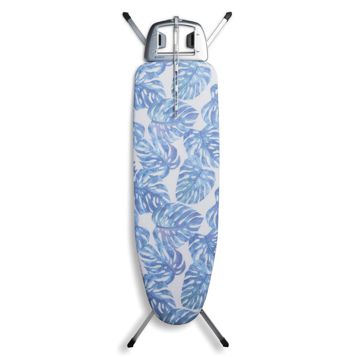 Bartnelli Rorets Ironing Board with Cover Pad, Height Adjustable, Safety Iron Rest, Safety Storage Lock, 4 Layer Pad, Home Laundry Room or Dorm Use