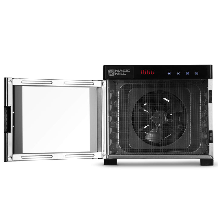 Magic Mill Food Dehydrator Machine, 6 Stainless Steel Trays MFD-6060