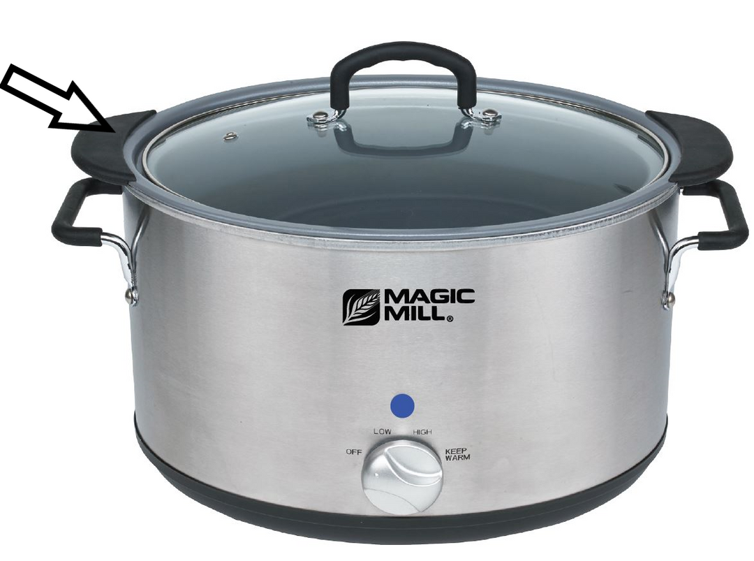 COOL TOUCH HANDLES FOR FOR MAGIC MILL MSC820-1030 SLOW COOKER CROCK POT