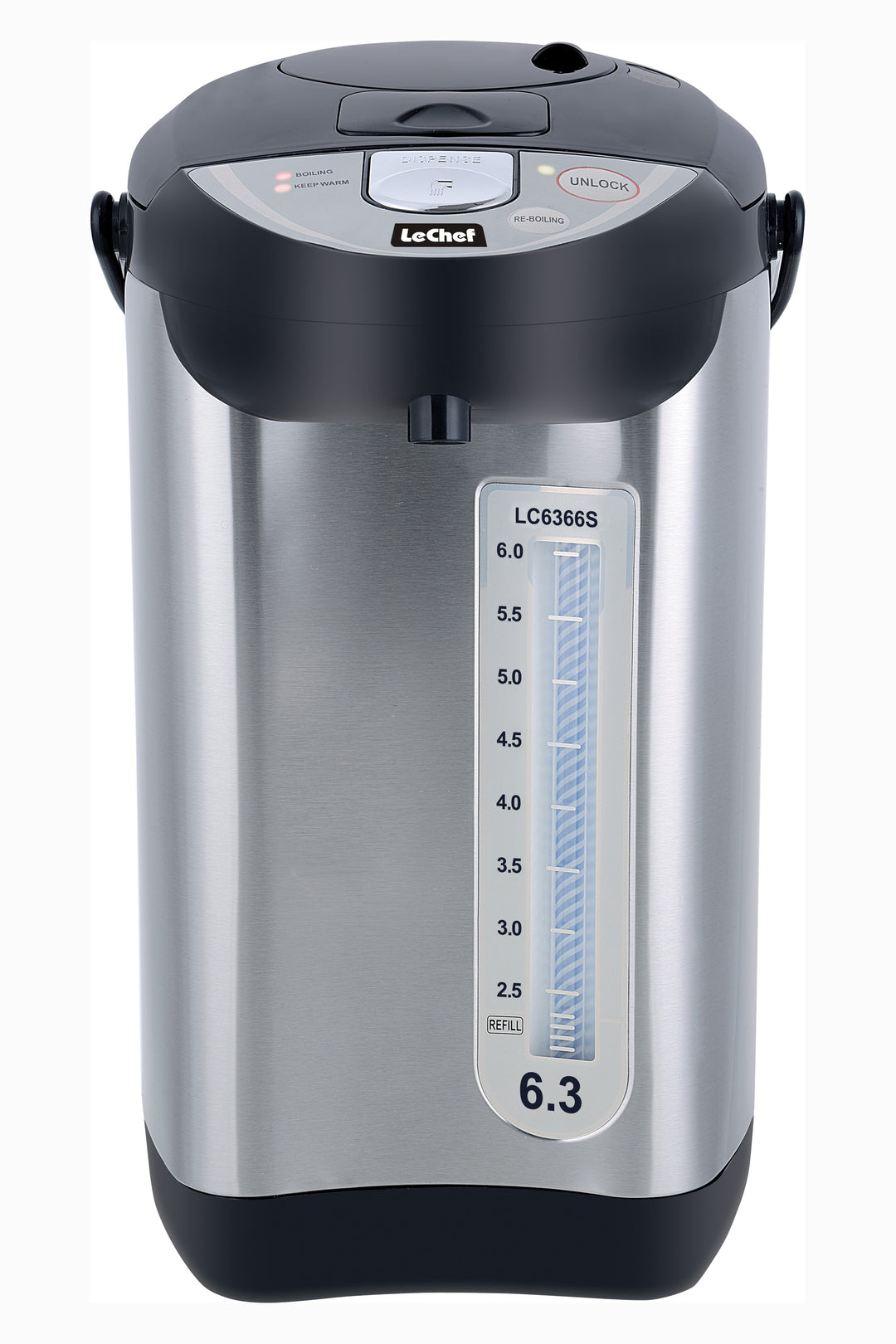 LE'CHEF ELECTRIC HOT WATER POT 6.3 QT MODEL# LC6366S