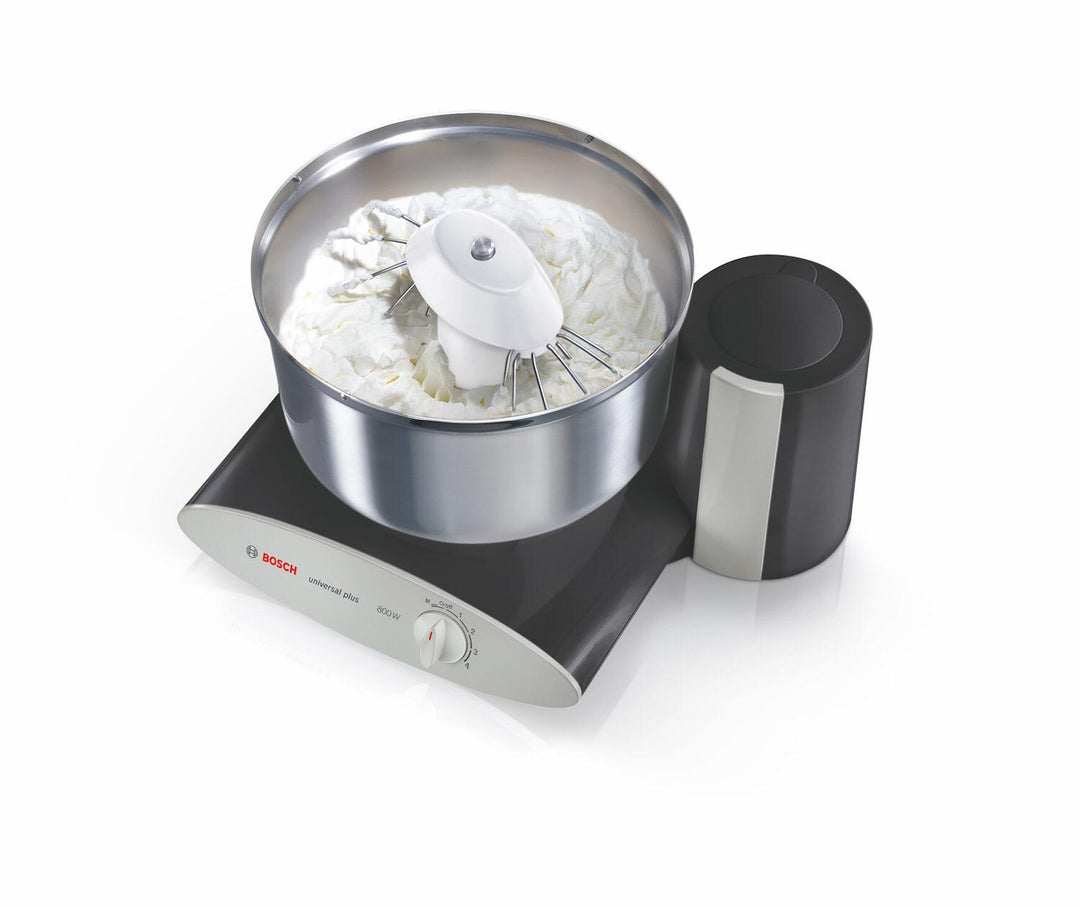 Bosch Universal Plus Mixer with stainless steel bowl for challah COLOR: Black