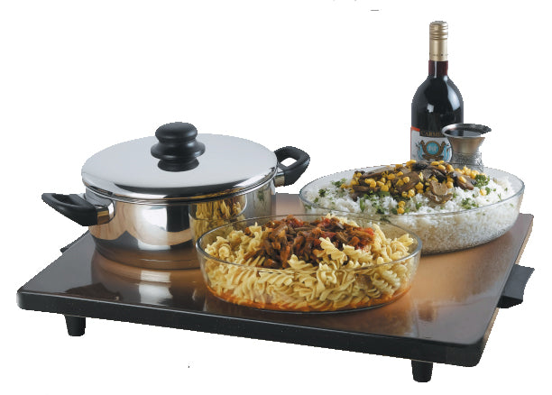 HIDURIT Shabbat Hot Plate | 22 inch Ceramic Warming Tray for Shabbos | Fancy Electric Server for Restaurants | Beautiful Food Warmer for Buffets 