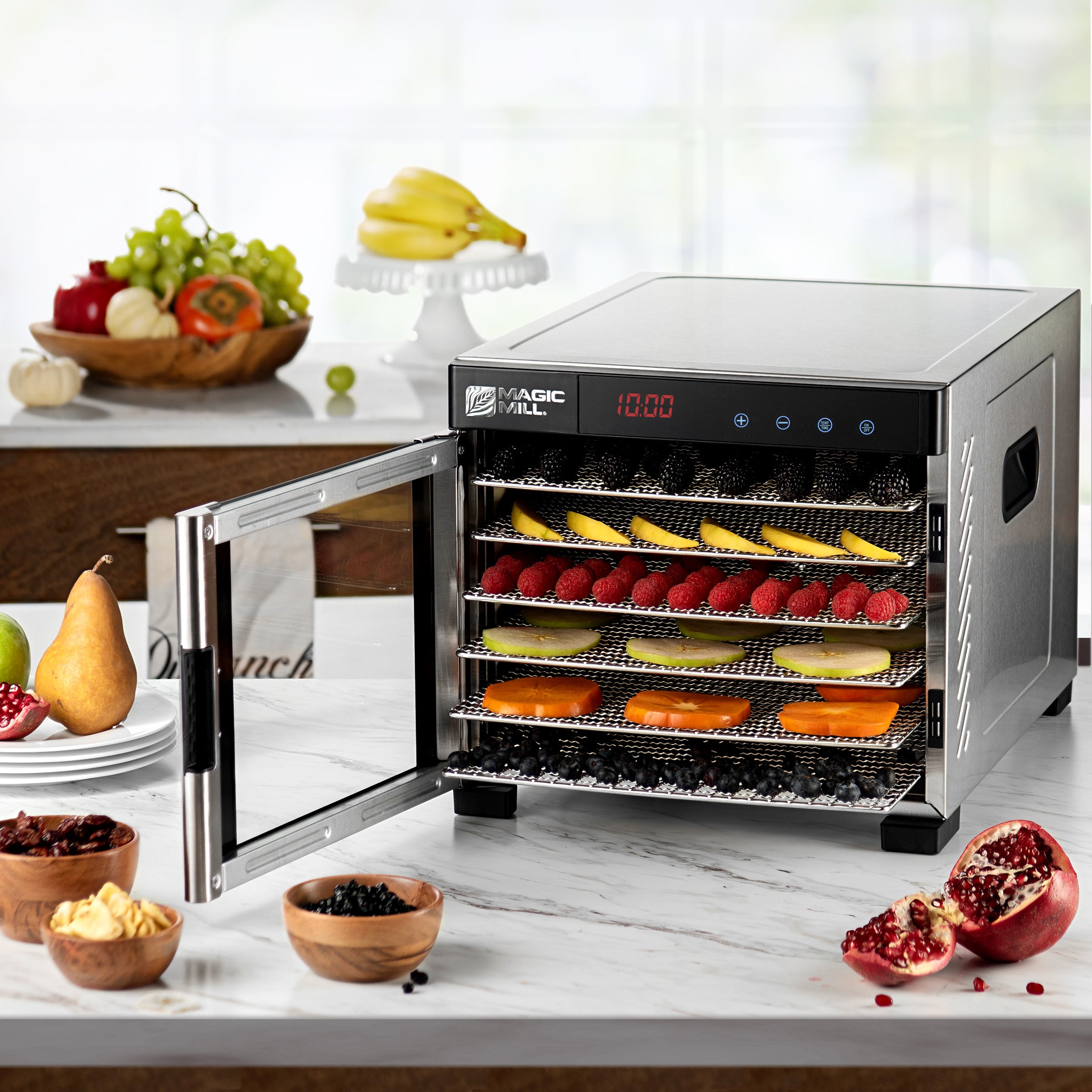 Smart Convection Oven and Dehydrator With 3 Style Trays – Royaluxkitchen