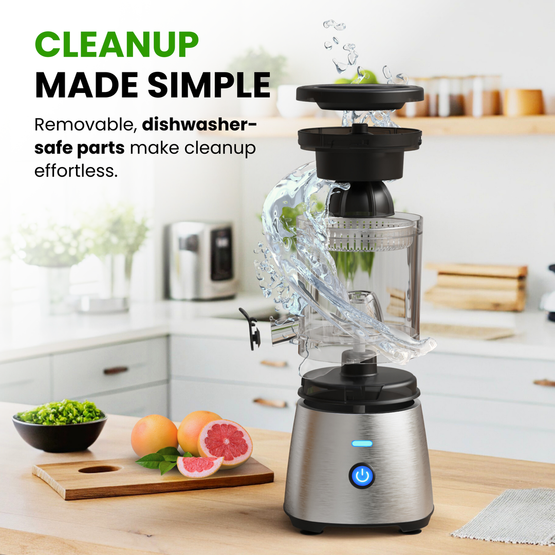 Electric Citrus Juicer – Stainless Steel, Compact & Easy to Use