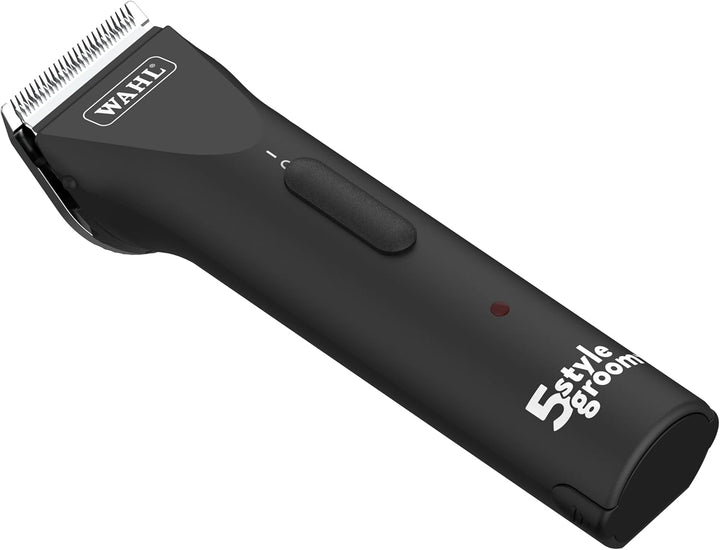 Wahl Pro Animal 5 Style Groom Clipper - Cat & Dog Clippers - Adjustable 5-in-1 Blade - Cordless Design - 80 Min Runtime