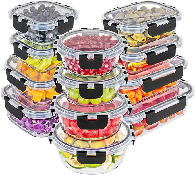 parts for Magic Mill Glass Storage Containers With Lids Set