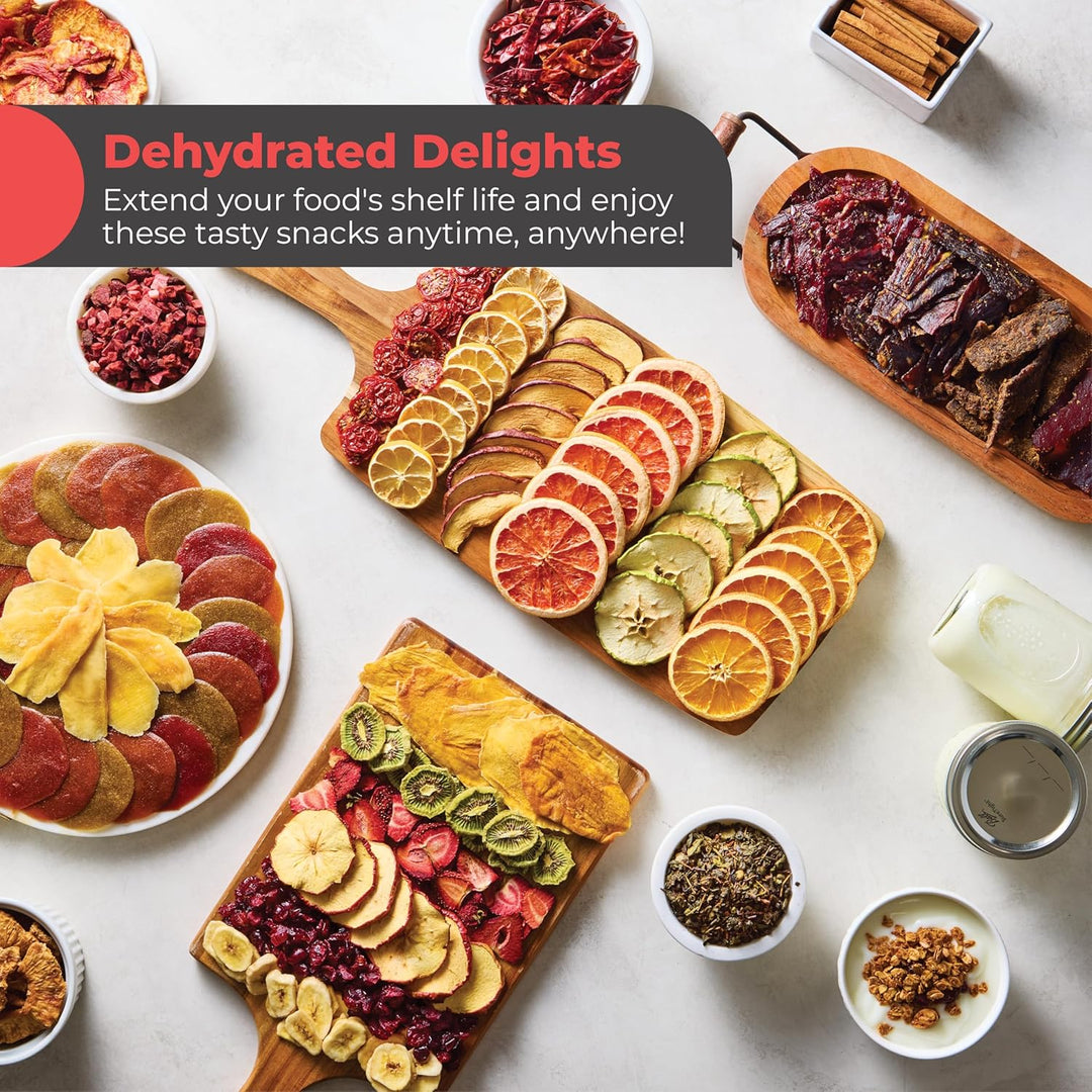 Magic Mill Premium Food Dehydrator 10 Extra-Large Stainless Steel Trays MFD-7100 (Upgraded)