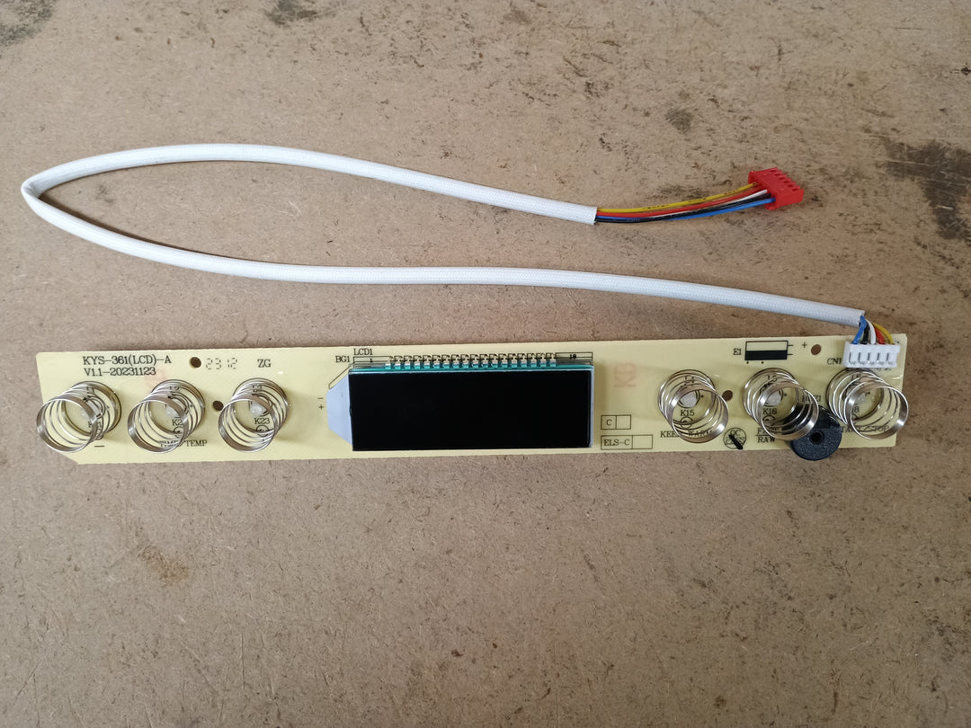 Front circuit board display for Magic Mill dehydrator