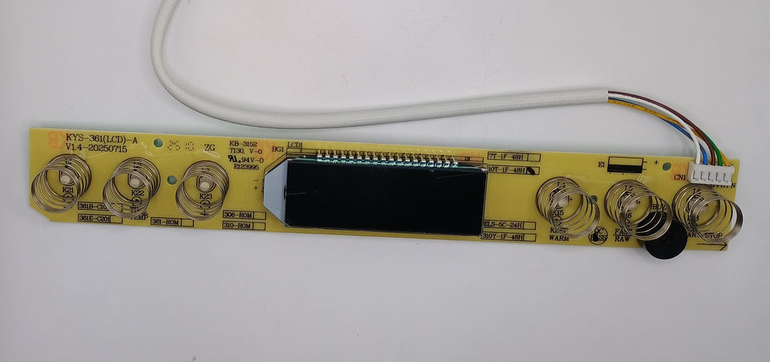 Front circuit board display for Magic Mill dehydrator