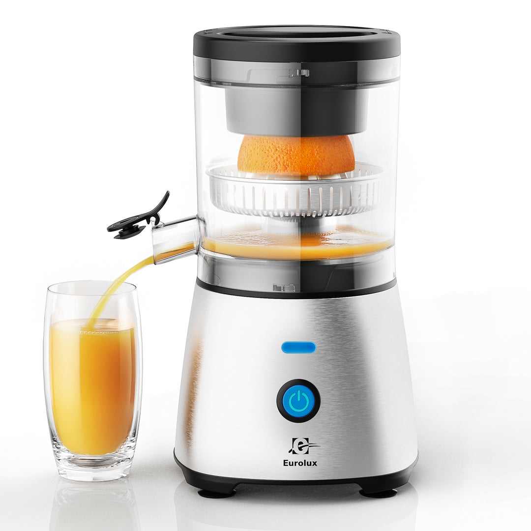 Electric Citrus Juicer – Stainless Steel, Compact & Easy to Use