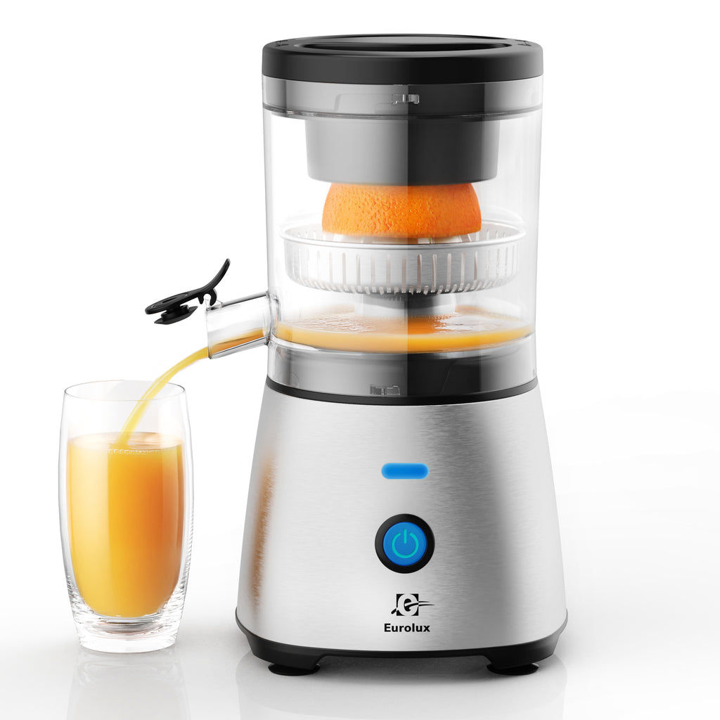 Electric Citrus Juicer | Compact Stainless Steel Orange Lemon Lime