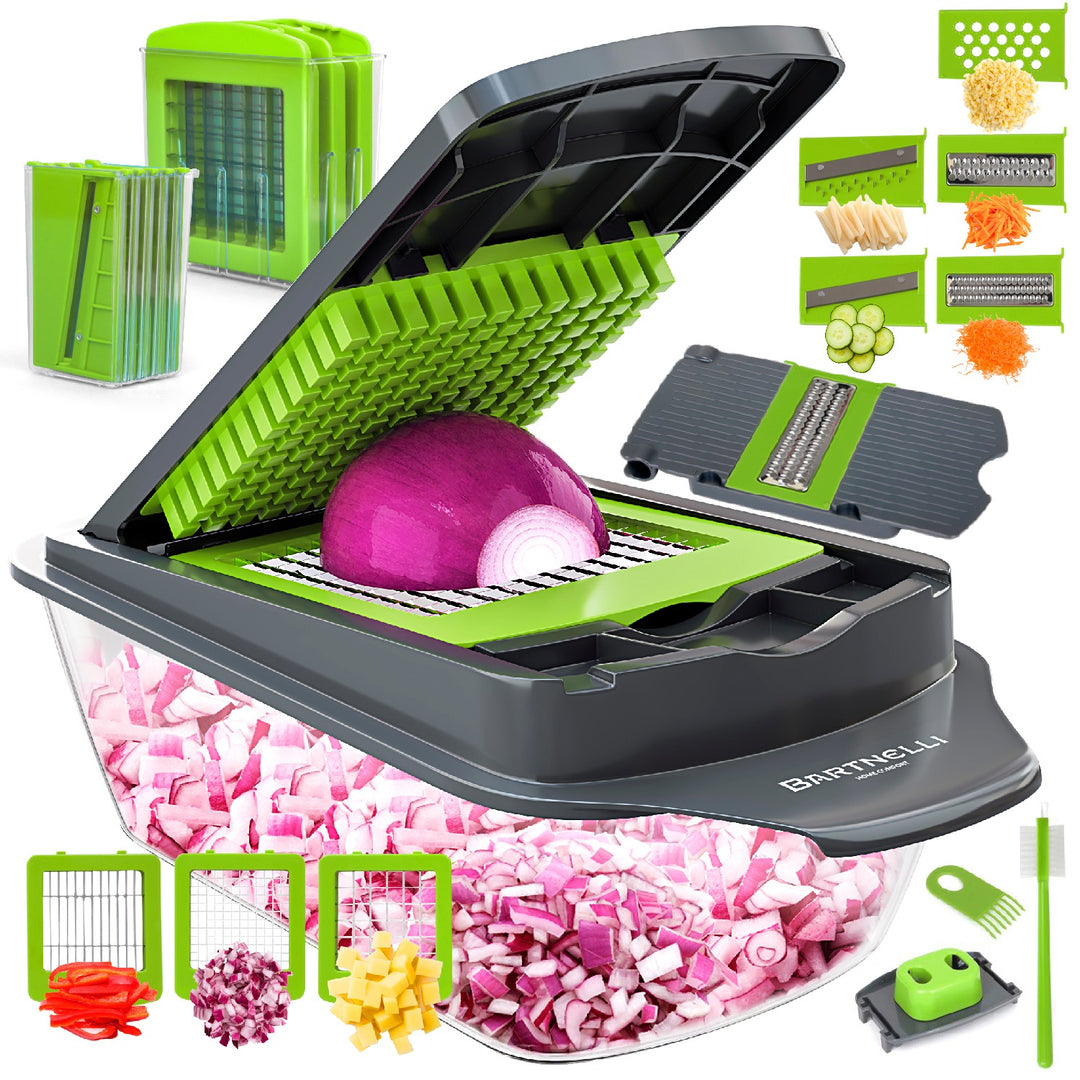Commercial CHEF 4-in-1 Multi-Use Slicer Dicer and Chopper with