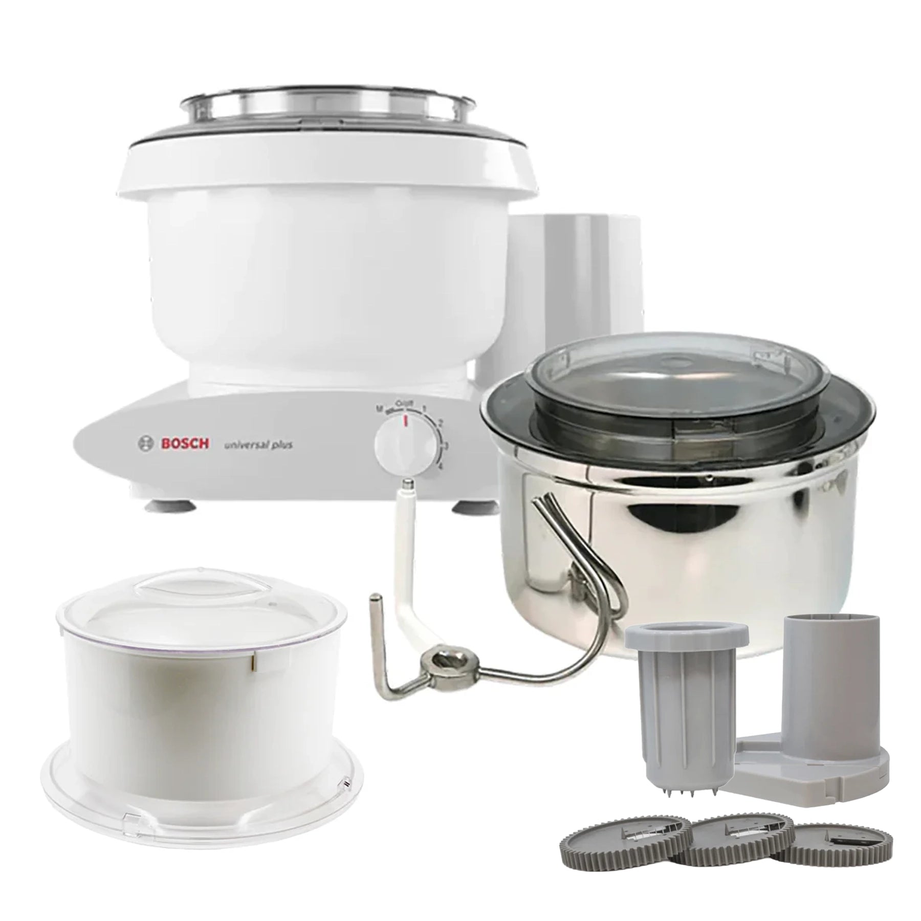 Bosch Universal Plus Mixer with stainless steel bowl for challah and s ...