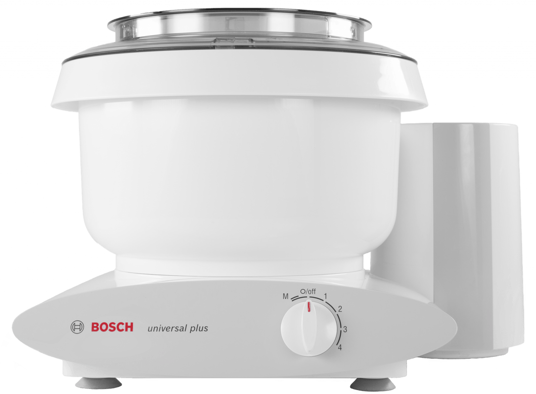 Bosch Universal Plus Stand Mixer with stainless steel bowl for challah color: White
