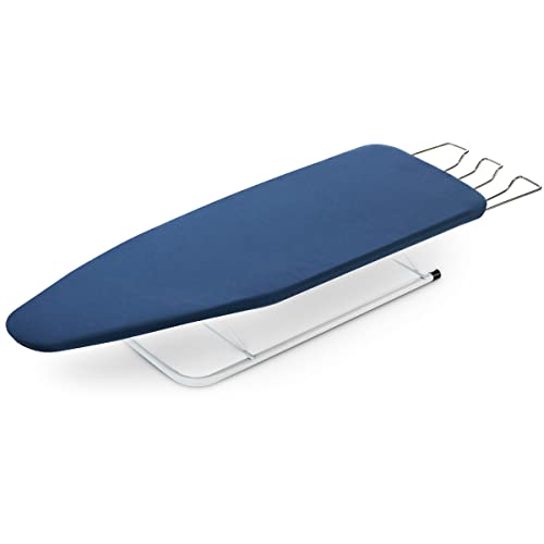 Bartnelli Tabletop Ironing Board | XL 36x13 European Made Portable Iron Board with Extra Layers Padding, Scorch Resistant Cotton Top, and Foldable Steel Legs with Safety Lock to Easily Store Away