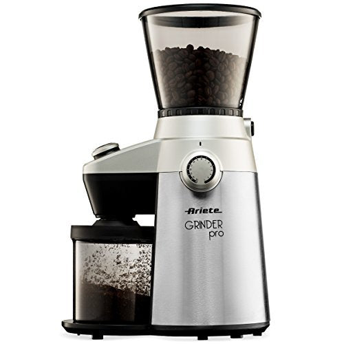Electric Coffee Grinder Ariete Conical Burr - Professional Heavy Duty Stainless Steel