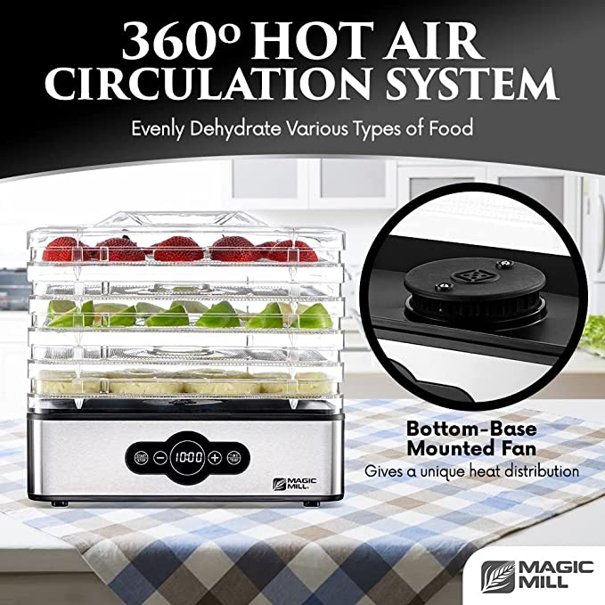 Magic Mill Food Dehydrator Machine MFD-5000 – Royaluxkitchen