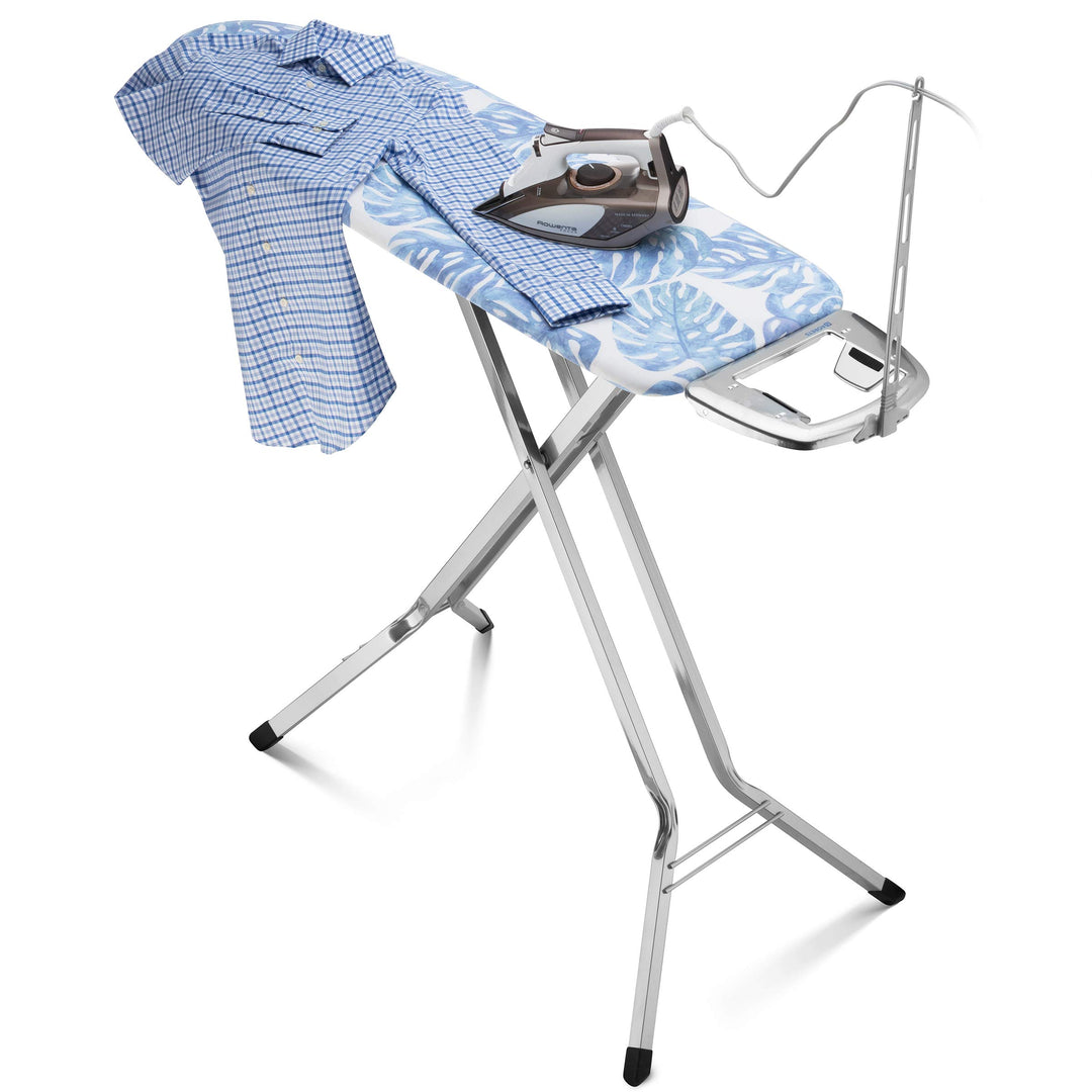Bartnelli Rorets Ironing Board with Cover Pad, Height Adjustable, Safety Iron Rest, Safety Storage Lock, 4 Layer Pad, Home Laundry Room or Dorm Use