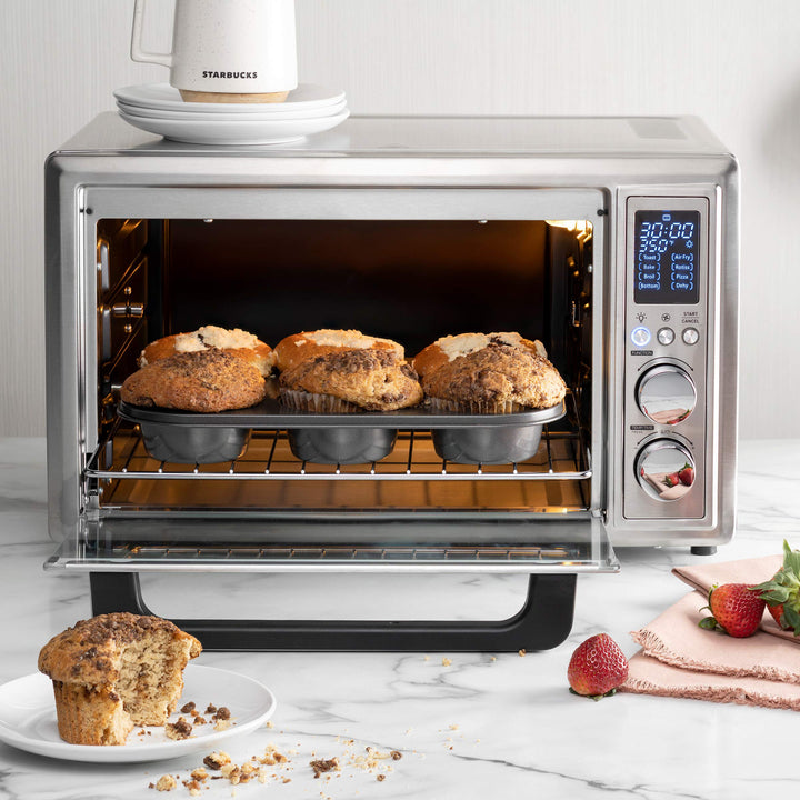 Smart Convection Oven and Dehydrator With 3 Style Trays