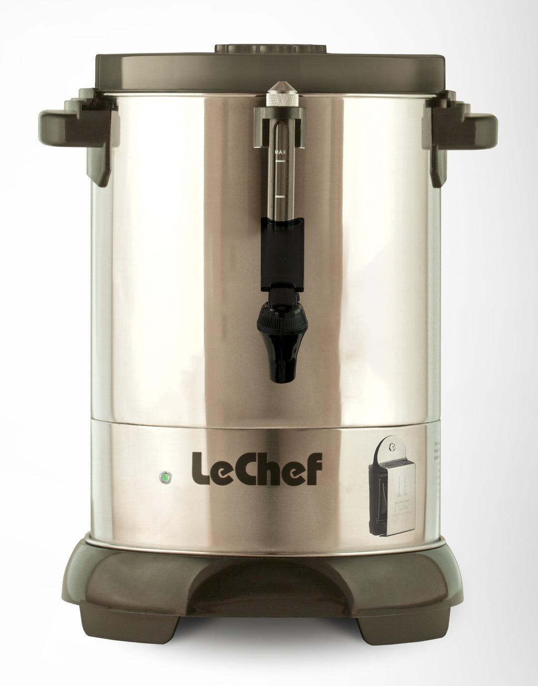LE'CHEF ELECTRIC HOT WATER URN 30 CUP WITH SAFETY SPOUT MODEL# LURS30
